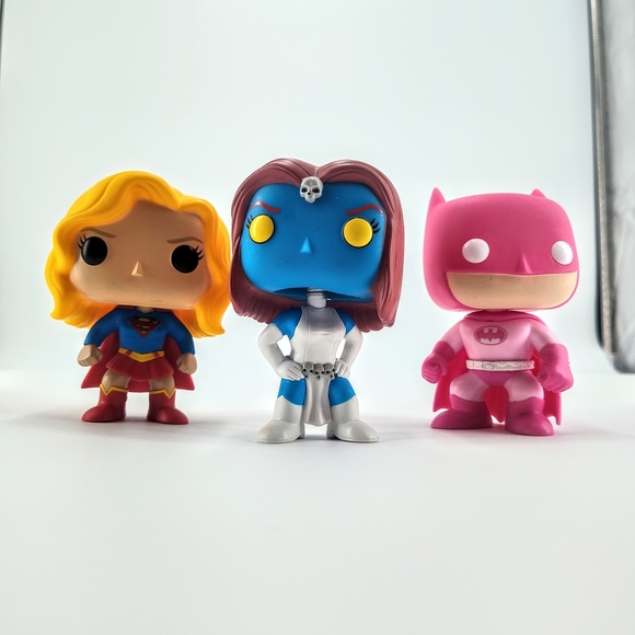 Funko Pop Superhero Trio Figures - Picture 1 of 6